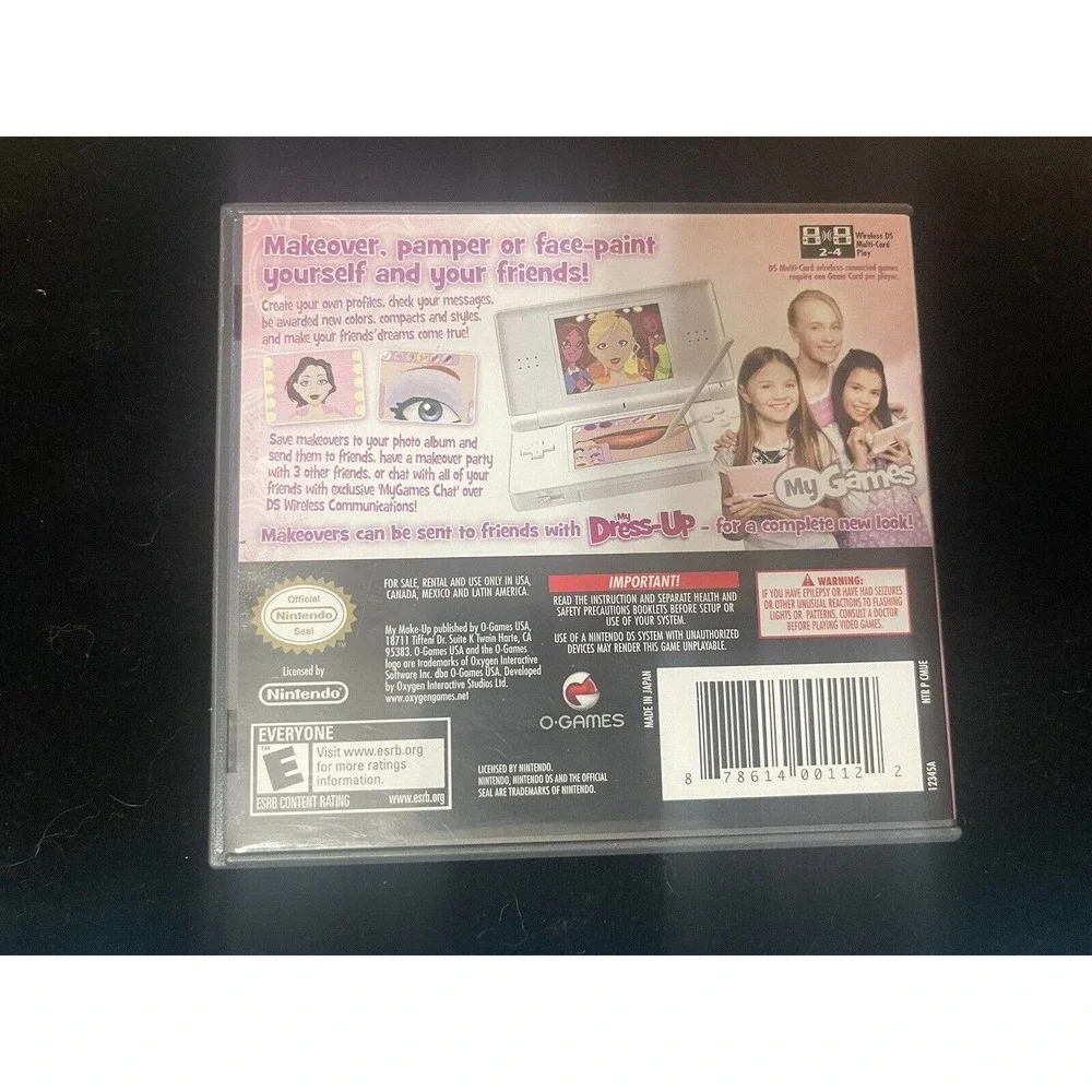 Nintendo DS My‎ Make Up Game New Sealed O Games 2009